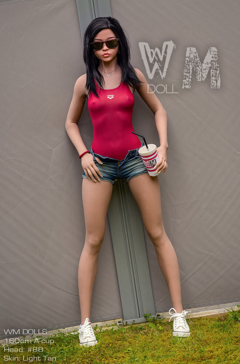 160cm (5ft3) A-cup Asian Curvy Sex Doll Violet