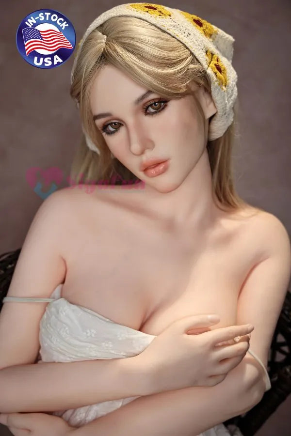 163cm/5ft3 Blonde Sex Doll TPE Body With Silicone Head Josie