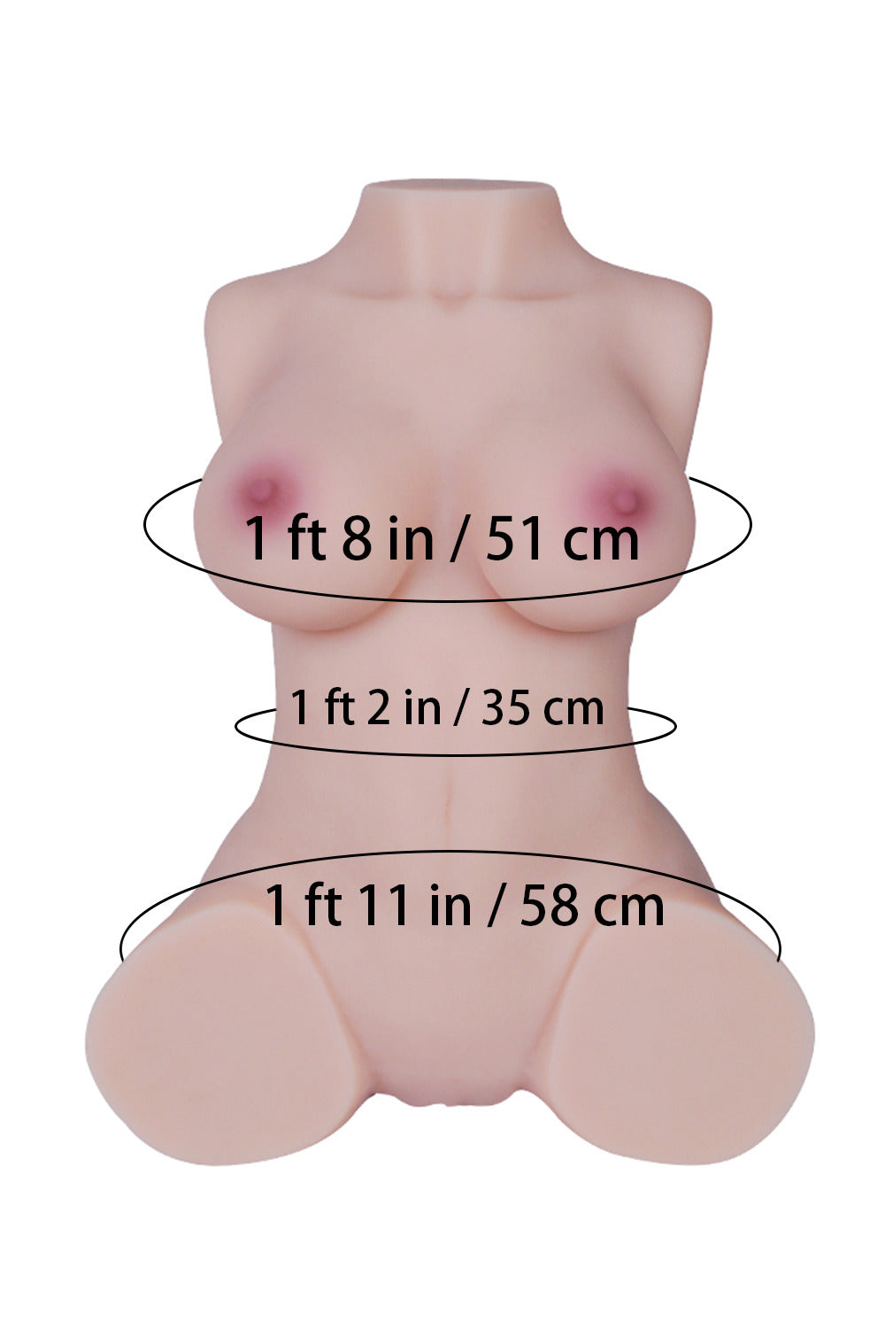 75cm/2ft6 45LB Japanese Sex Doll Torso – Ruka Momoto (US, CA & EU-Only)
