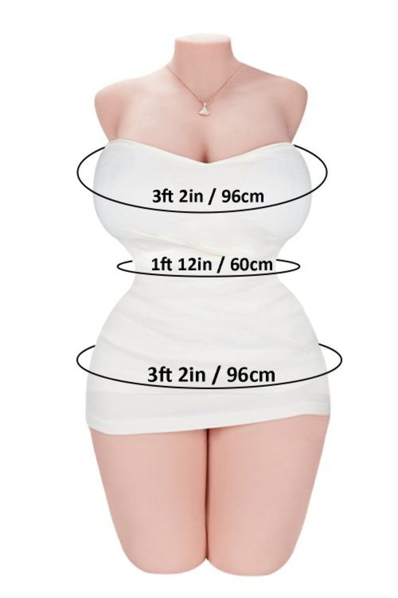 83cm/2ft9 68.34LB Plump BBW Sex Doll – Monroe (US, CA & EU-Only)