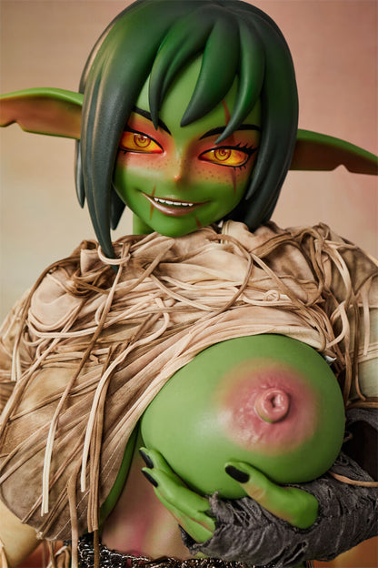 120cm/3ft9 ULW SiF120 Full Mini Silicone Sex Doll Barza(Green)