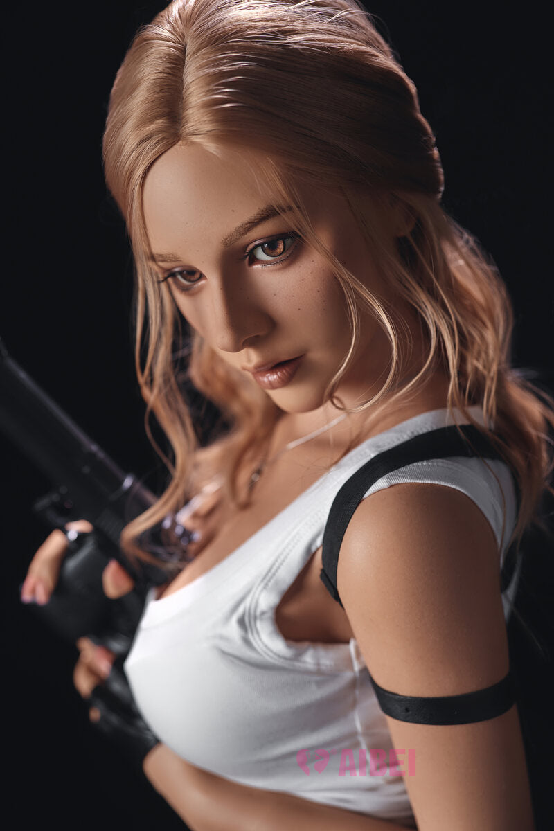 150cm4ft11 F-cup Blonde Silicone Sex Doll Kimberly