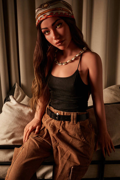 154cm (5ft) C Cup TPE Sex Doll Tori With Silicone Head-USA Stock