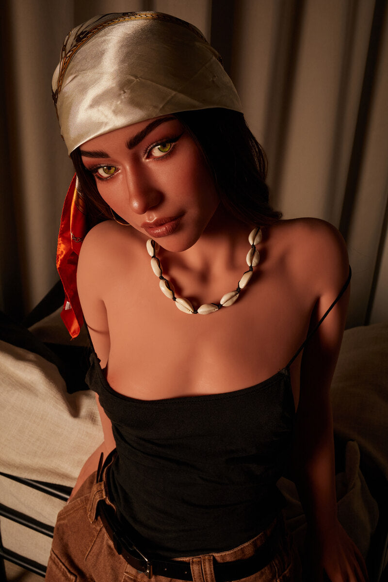 154cm (5ft) C Cup TPE Sex Doll Tori With Silicone Head-USA Stock