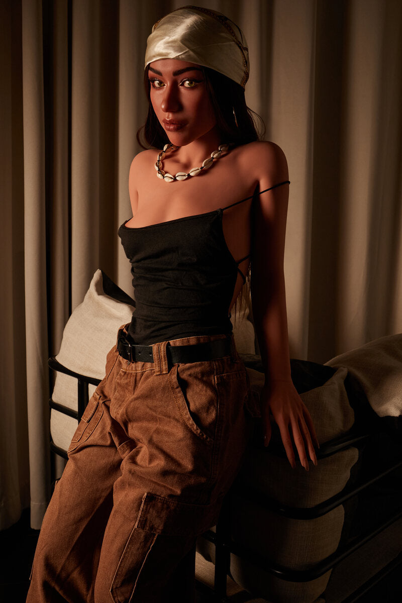 154cm (5ft) C Cup TPE Sex Doll Tori With Silicone Head-USA Stock