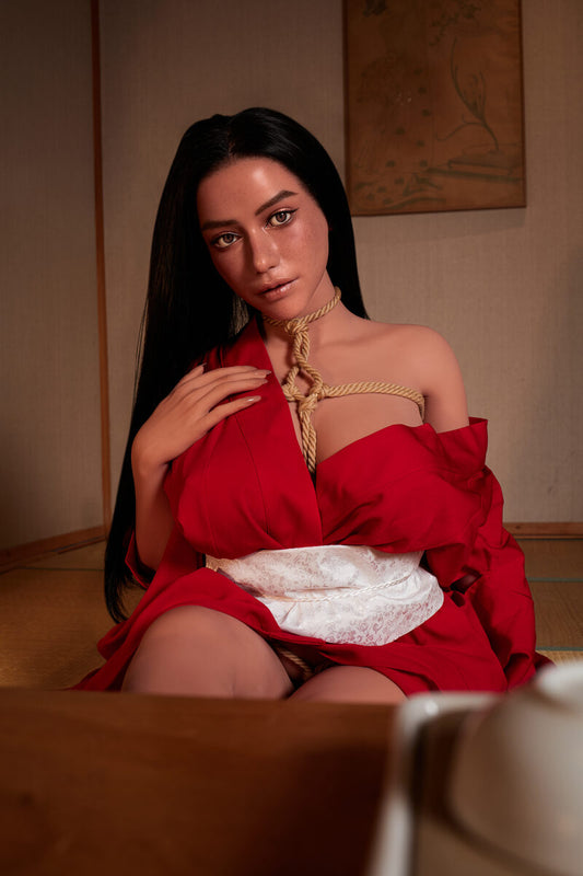 154cm (5ft) L Cup TPE Sex Doll Tasha With Silicone Head-USA Stock