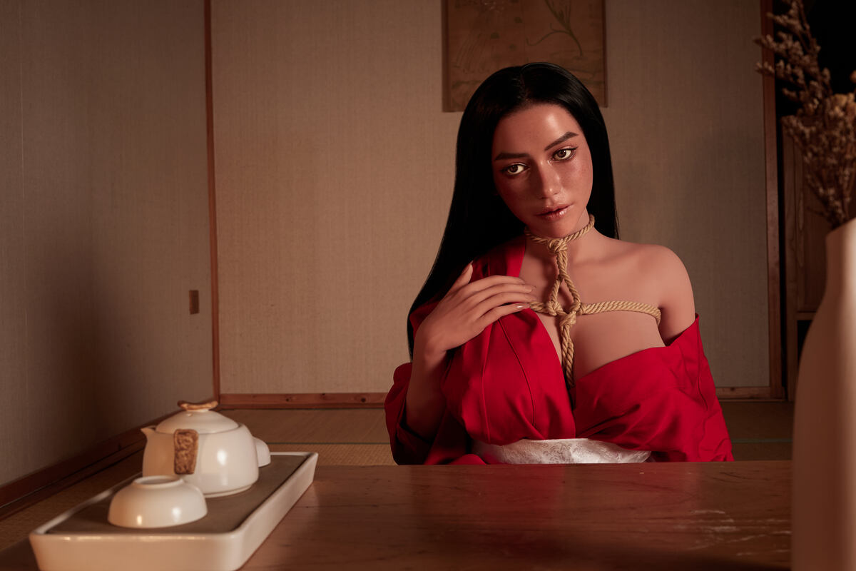 154cm (5ft) L Cup TPE Sex Doll Tasha With Silicone Head-USA Stock