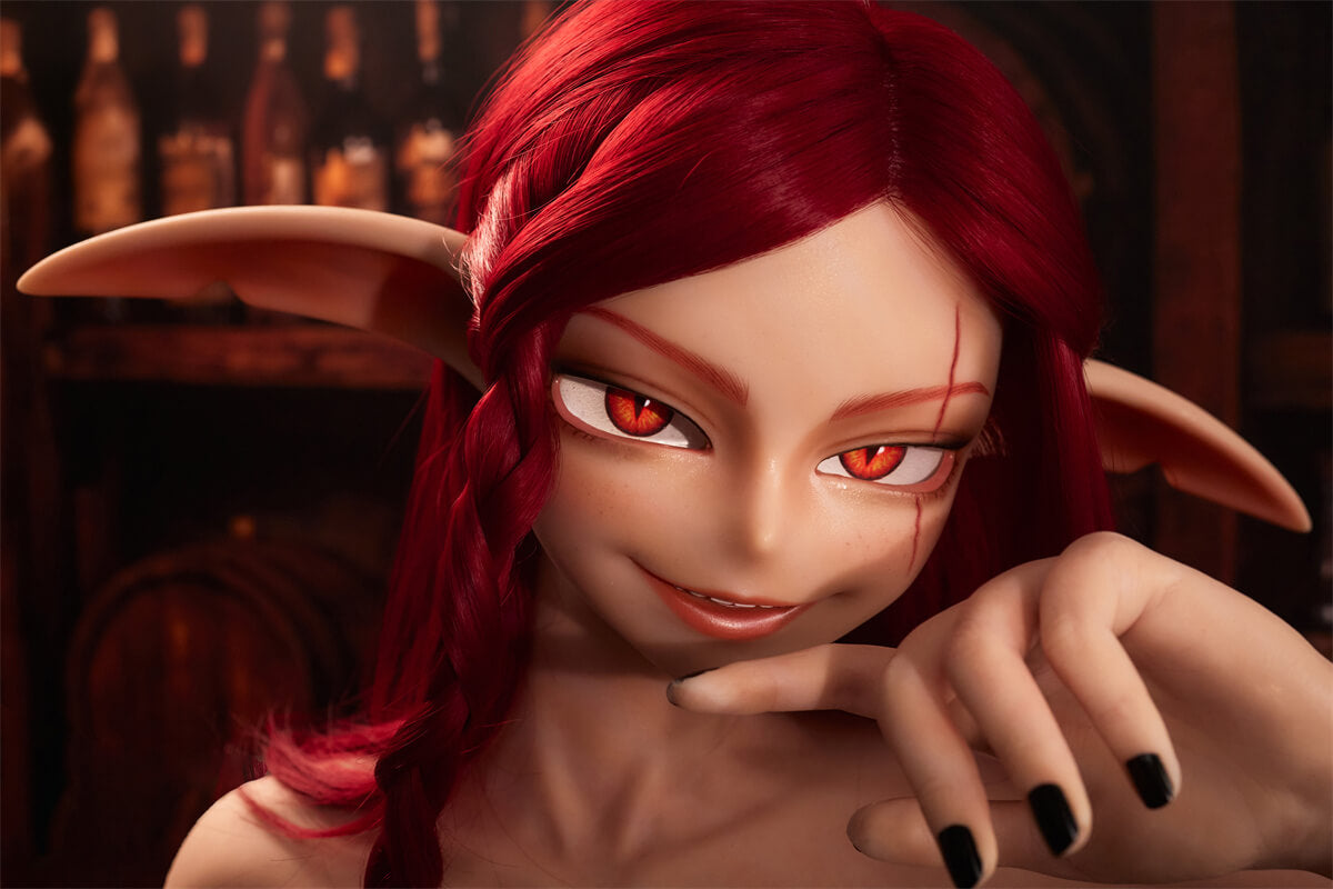 156cm/5ft1 F cup Full Silicone Anime Sex Doll Bina