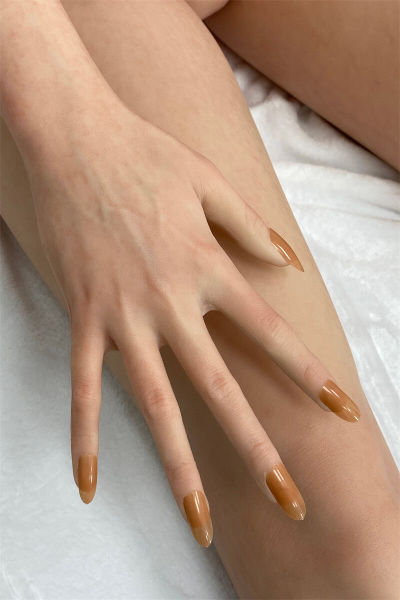 156cm/5ft1 F cup Full Silicone Blonde Sex Doll Rhea