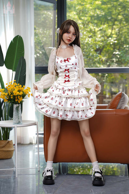 158cm5ft2 B cup Asian Silicone Sex Doll Alessia