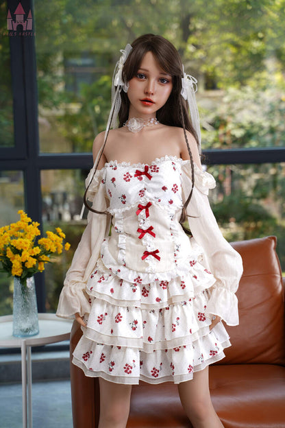 158cm5ft2 B cup Asian Silicone Sex Doll Alessia