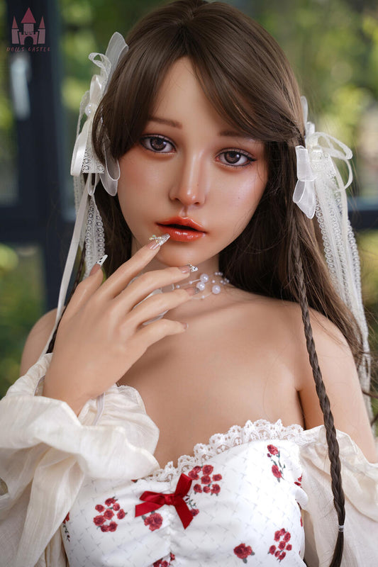 158cm5ft2 B cup Asian Silicone Sex Doll Alessia