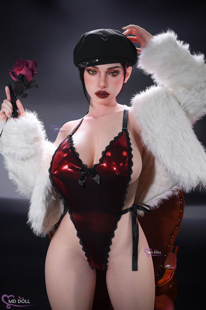 161cm/5ft3 H cup Silicone Sex Doll Selena