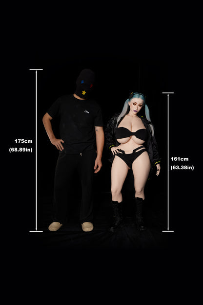 161cm/5ft3 L-cup Cosplay Silicone Sex Doll Palmer