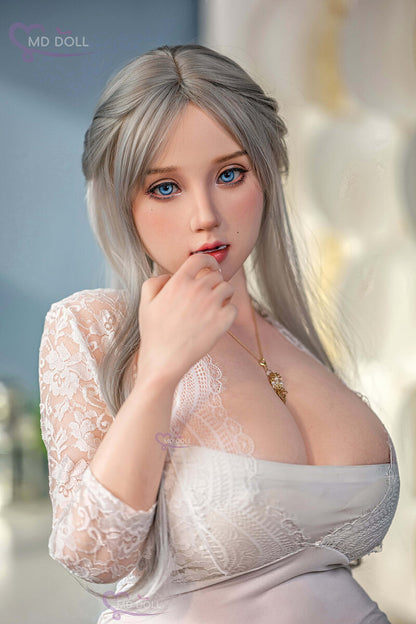 162cm5ft4 H cup Silicone Sex Doll Evangeline