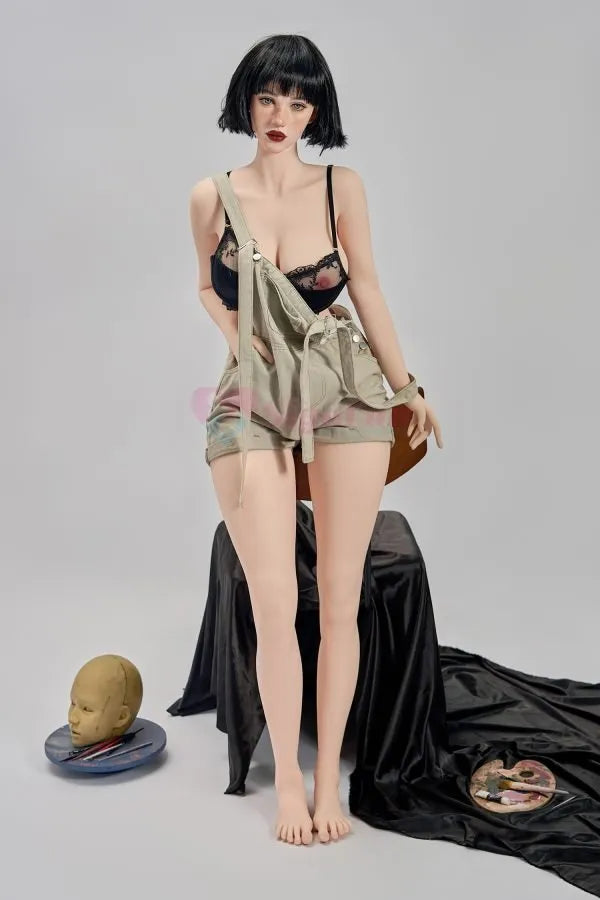 164cm/5ft4 Realistic Sex Doll TPE Body With Silicone Head Clara