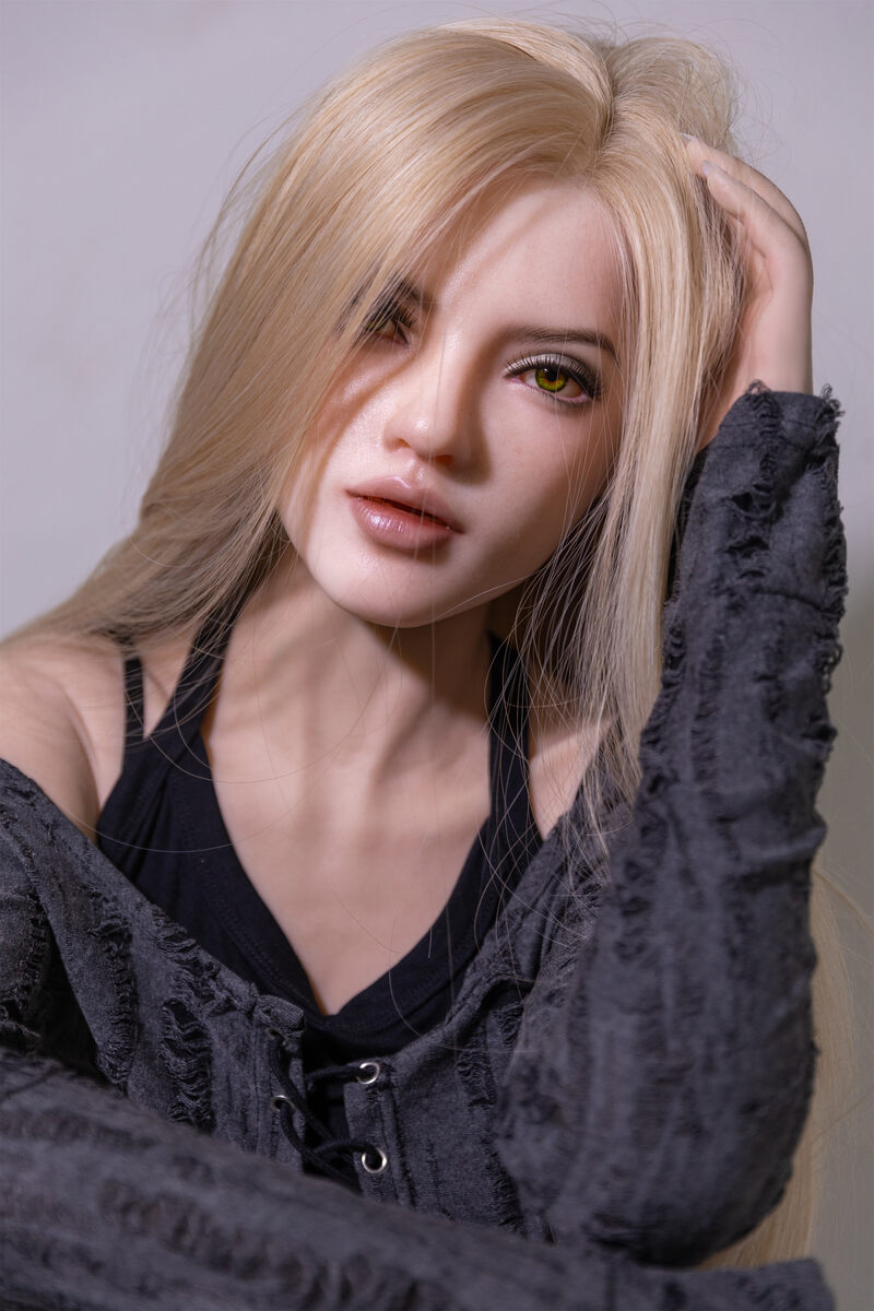166cm5ft5 D cup Full Silicone Blonde Sex Doll Annie