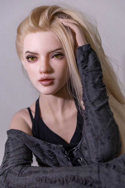 166cm5ft5 D cup Full Silicone Blonde Sex Doll Annie