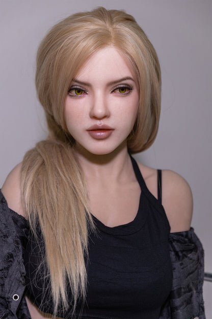 166cm5ft5 D cup Full Silicone Blonde Sex Doll Annie