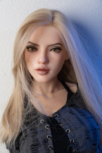 166cm5ft5 D cup Full Silicone Blonde Sex Doll Annie