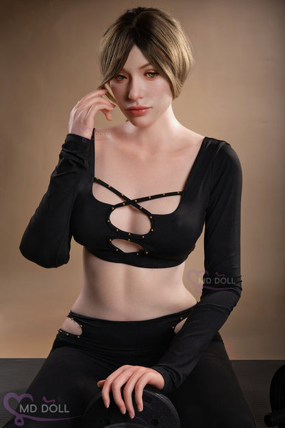 166cm/5ft5 D cup Skiny Silicone Sex Doll Viviana