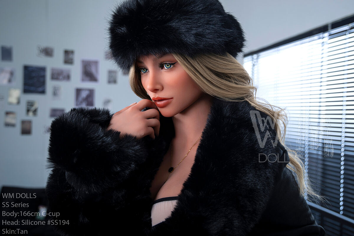 166cm (5ft5) C-Cup S-TPE Body with ROS Head Sex Doll Delilah