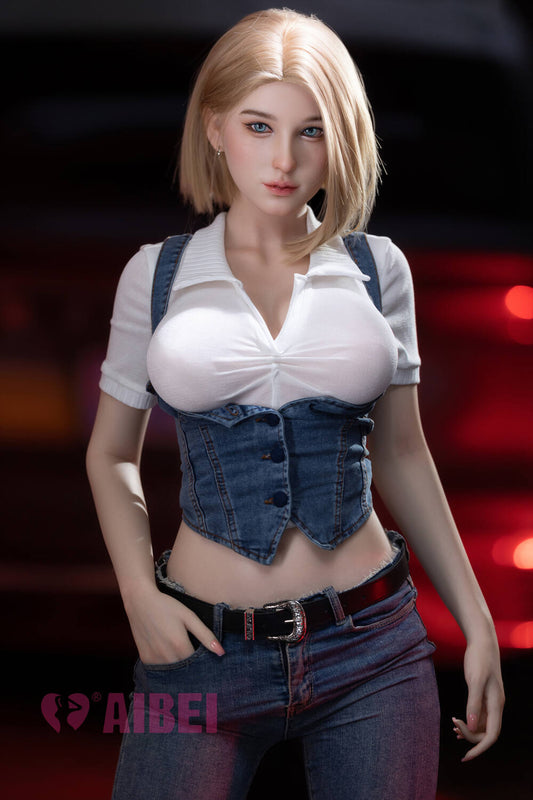 167cm/5ft6 E-cup Full Silicone Aibei Sex Doll Amy