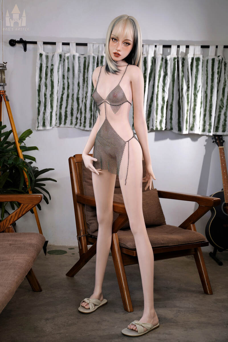 170cm/5ft7 A cup Silicone Sex Doll Selah