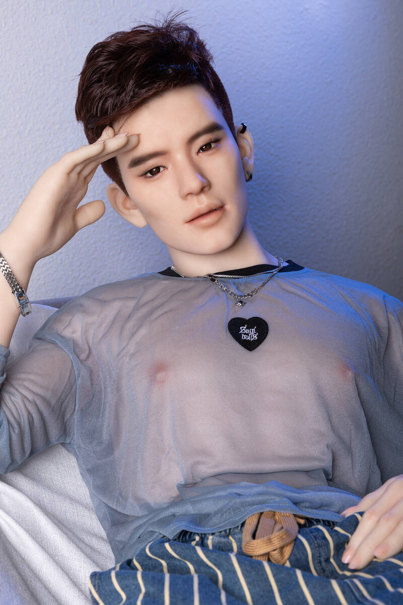 177cm(5ft10) Full Silicone Male Sex Doll Jin