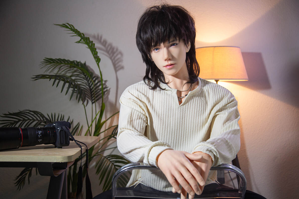 185cm/6ft1 Full Silicone Male Sex Doll Gucheng
