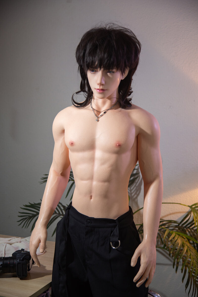 185cm/6ft1 Full Silicone Male Sex Doll Gucheng