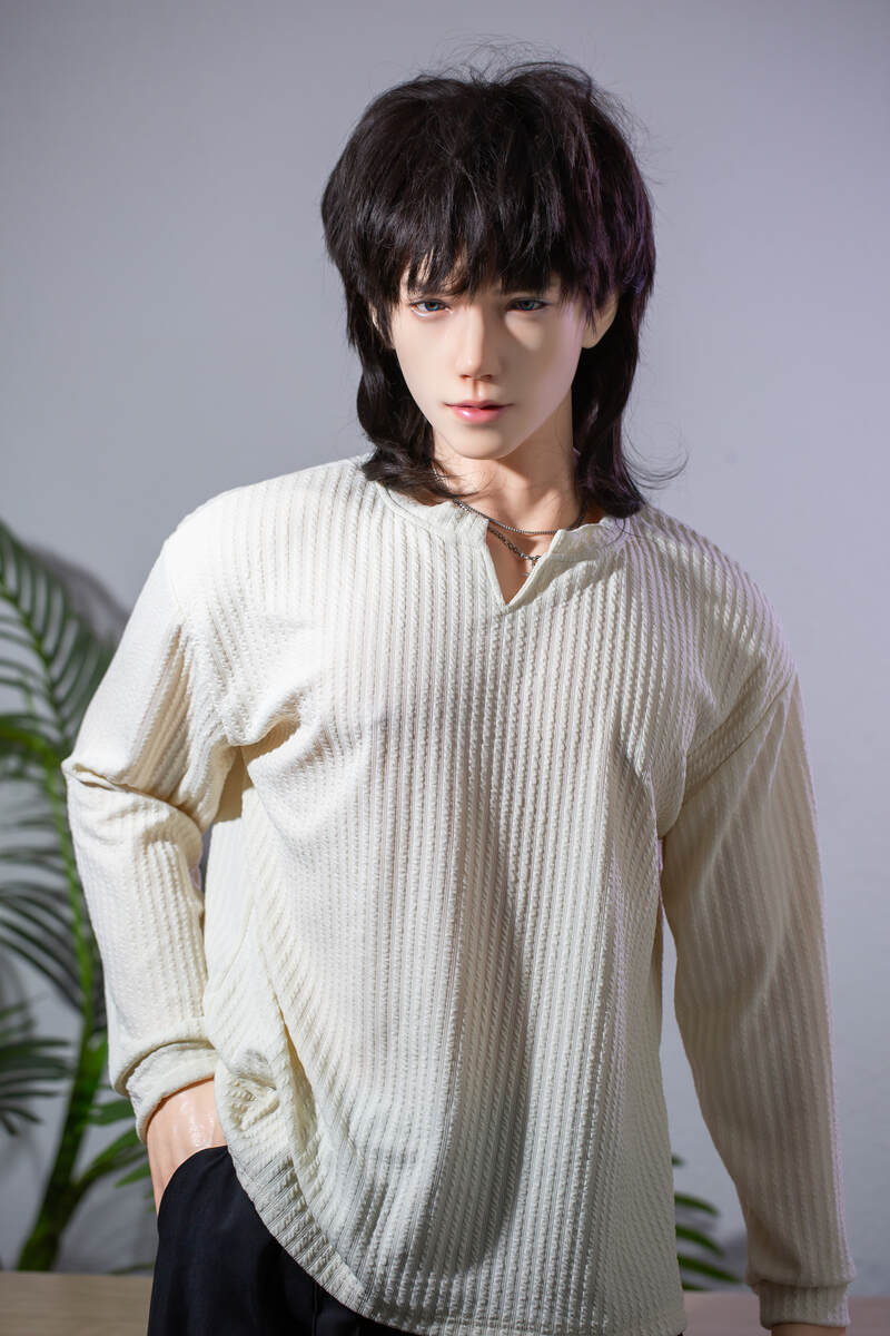185cm/6ft1 Full Silicone Male Sex Doll Gucheng