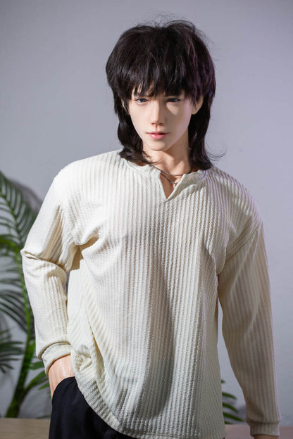185cm/6ft1 Full Silicone Male Sex Doll Gucheng