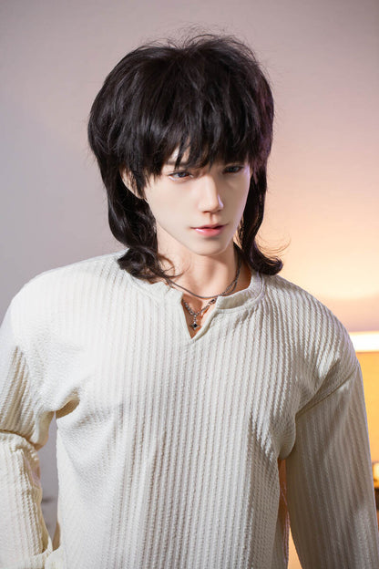 185cm/6ft1 Full Silicone Male Sex Doll Gucheng