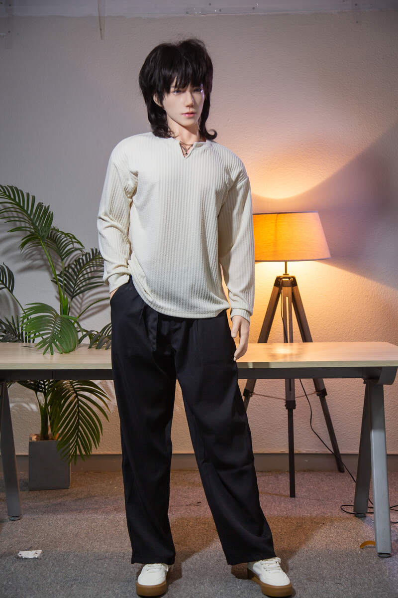 185cm/6ft1 Full Silicone Male Sex Doll Gucheng