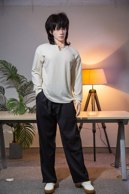 185cm/6ft1 Full Silicone Male Sex Doll Gucheng