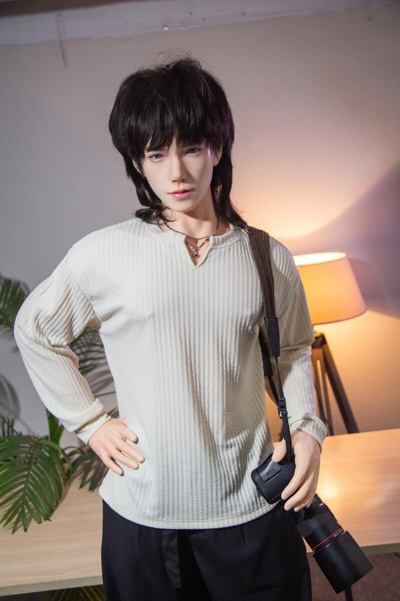 185cm/6ft1 Full Silicone Male Sex Doll Gucheng