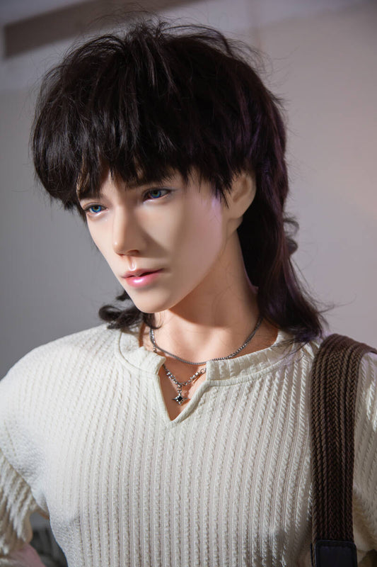 185cm/6ft1 Full Silicone Male Sex Doll Gucheng