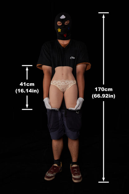 40cm1ft4-Ultra-Lightweight-Silicone-Sex-Doll-Torso-L41
