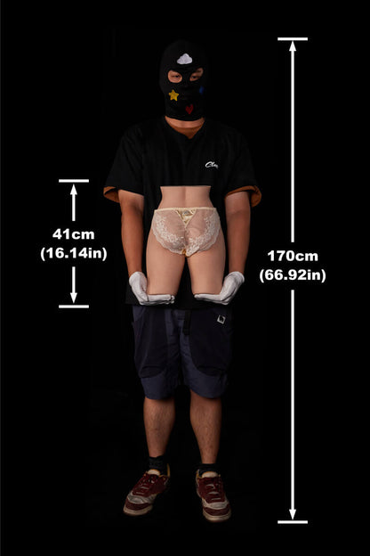 40cm1ft4-Ultra-Lightweight-Silicone-Sex-Doll-Torso-L41