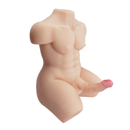 54cm/1ft9 33.07LB Male Torso Sex Doll Threesome – Channing (US, CA & EU-Only)