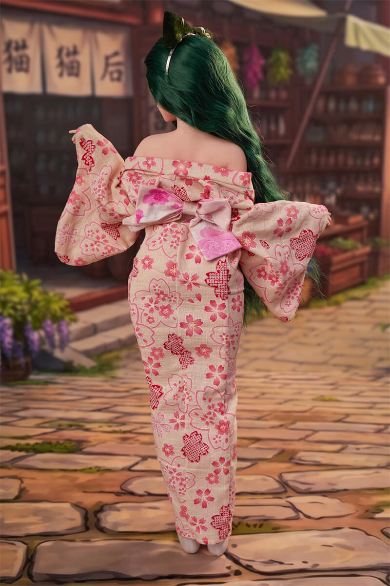 60cm/1ft9 Full Mini Silicone Body+ Vinyl Head Sex Doll J60 Momo