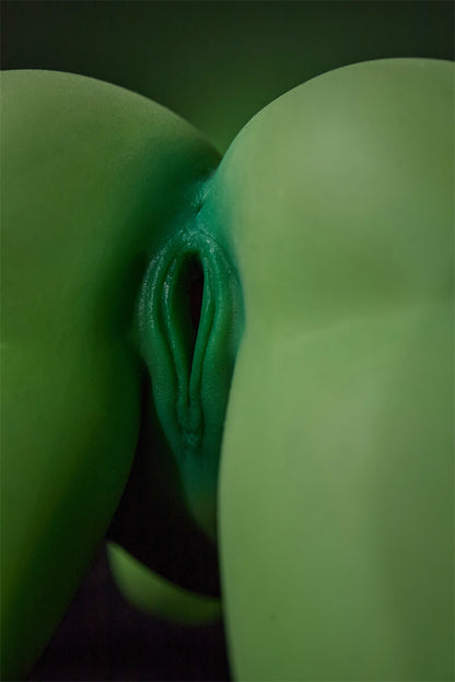 70cm2ft3 Full Mini Silicone Sex Doll Renee(Green)