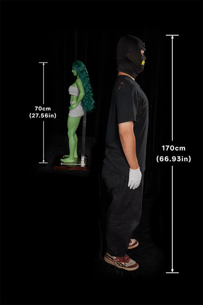 70cm2ft3 Full Mini Silicone Sex Doll Renee(Green)