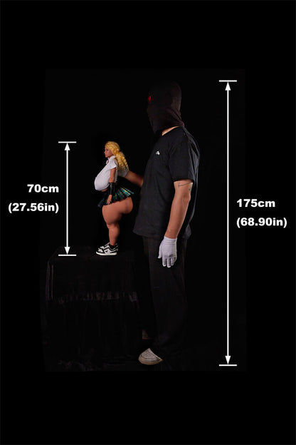 70cm/2ft3 Full Mini Silicone Sex Doll SP Chace