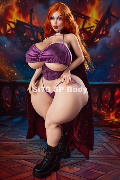 70cm2ft3 Full Mini Silicone Sex Doll SP Diana(Nature)