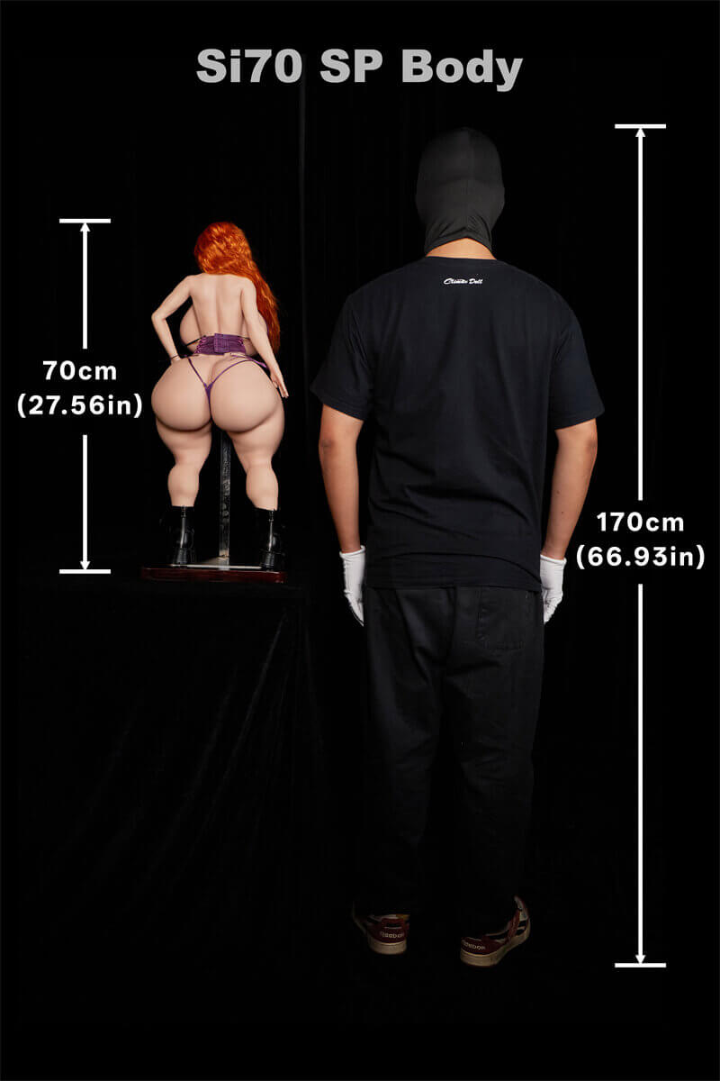 70cm2ft3 Full Mini Silicone Sex Doll SP Diana(Nature)