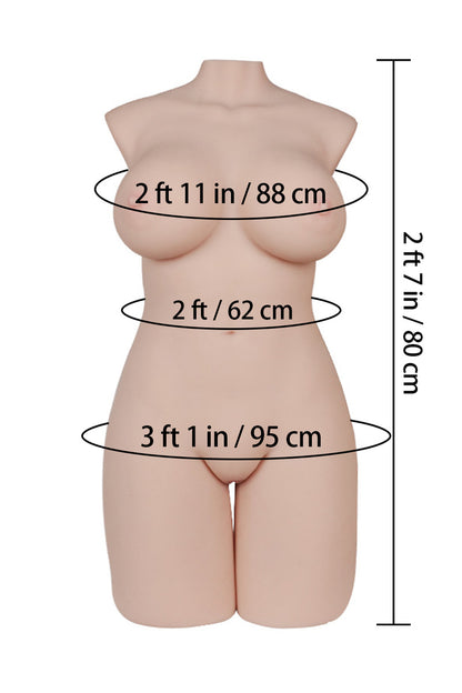 80cm/2ft7 63.9LB Pornstar Sexdoll Life Like Sex Doll – Morgpie (US, CA & EU-Only)