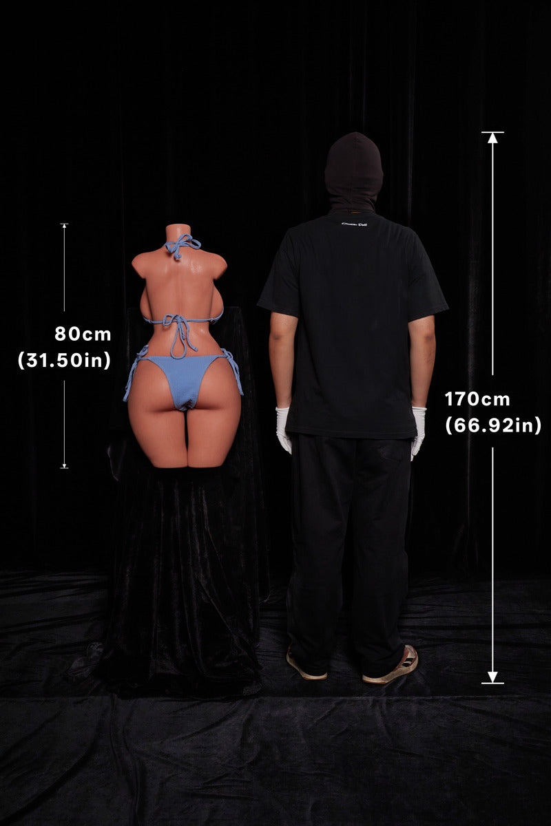 80cm/2ft7 E cup Climax ULW Series Silicone Sex Doll Torso#883
