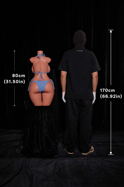 80cm/2ft7 E cup Climax ULW Series Silicone Sex Doll Torso#883